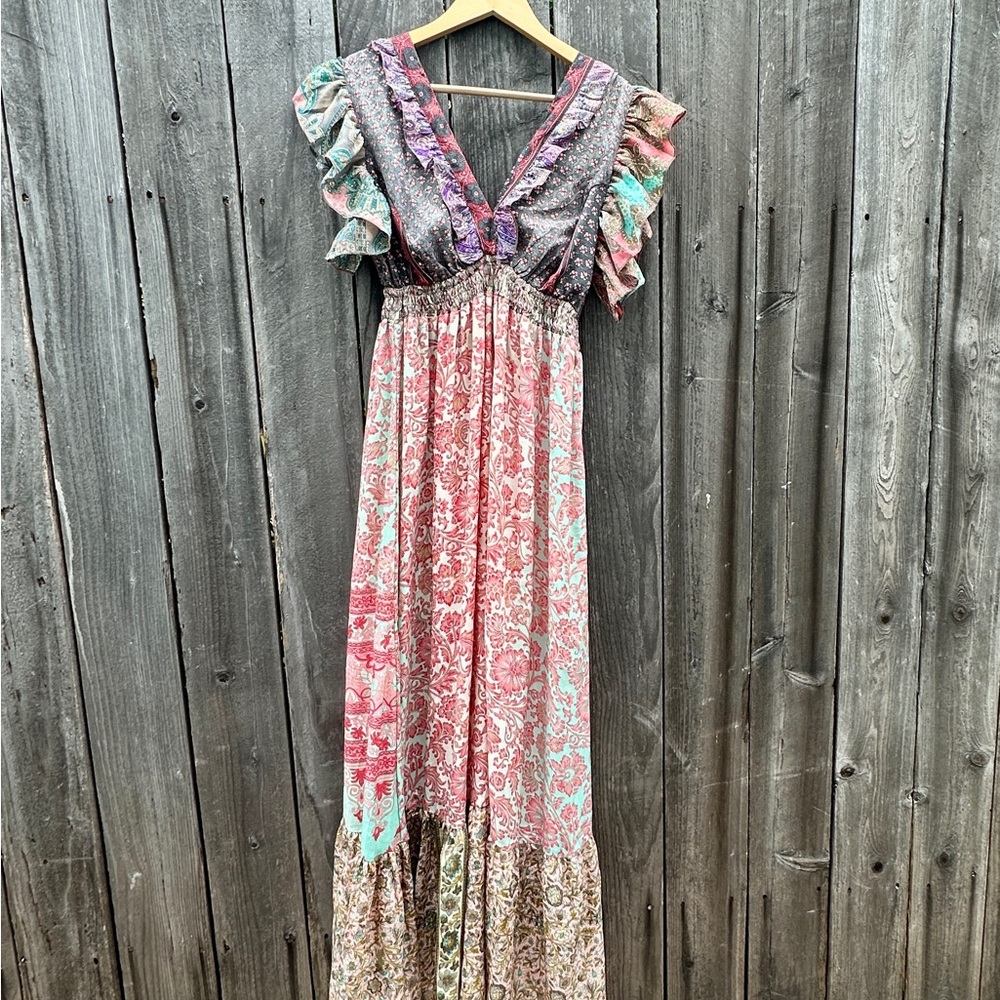 Floral Multicolor Maxi Dress